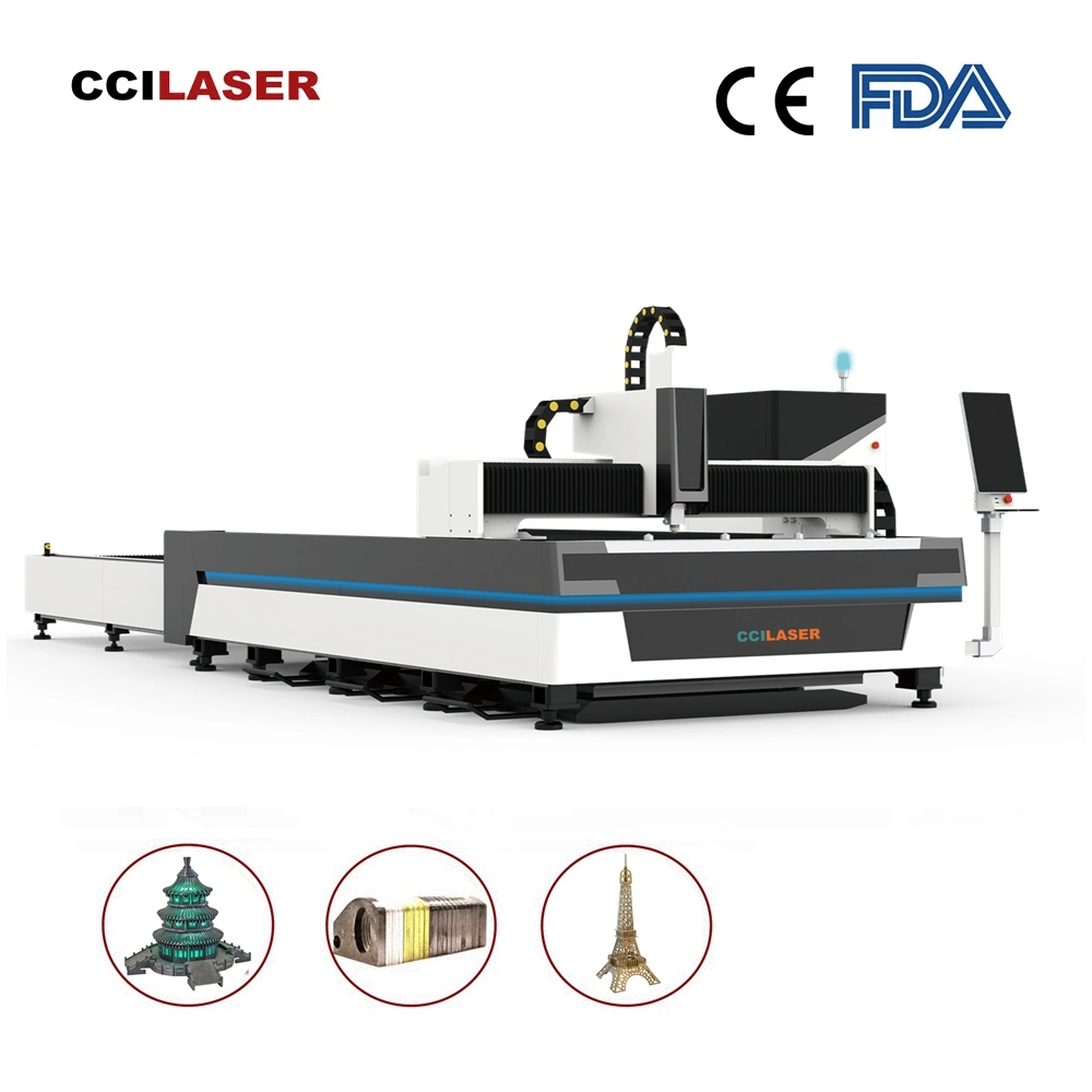 CNC Metal Fiber Laser Cutting Engraving Cutter with 1kw 2kw 2000W 3000W 6000W Stainless Steel Aluminum Mild Steel Sheet/Plate/Pipe/Tube Exchange Table