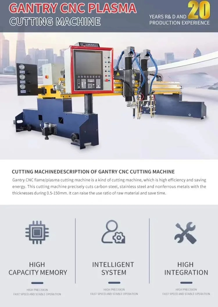 CNC Plasma Metal Cutting Machine Gantry Robot