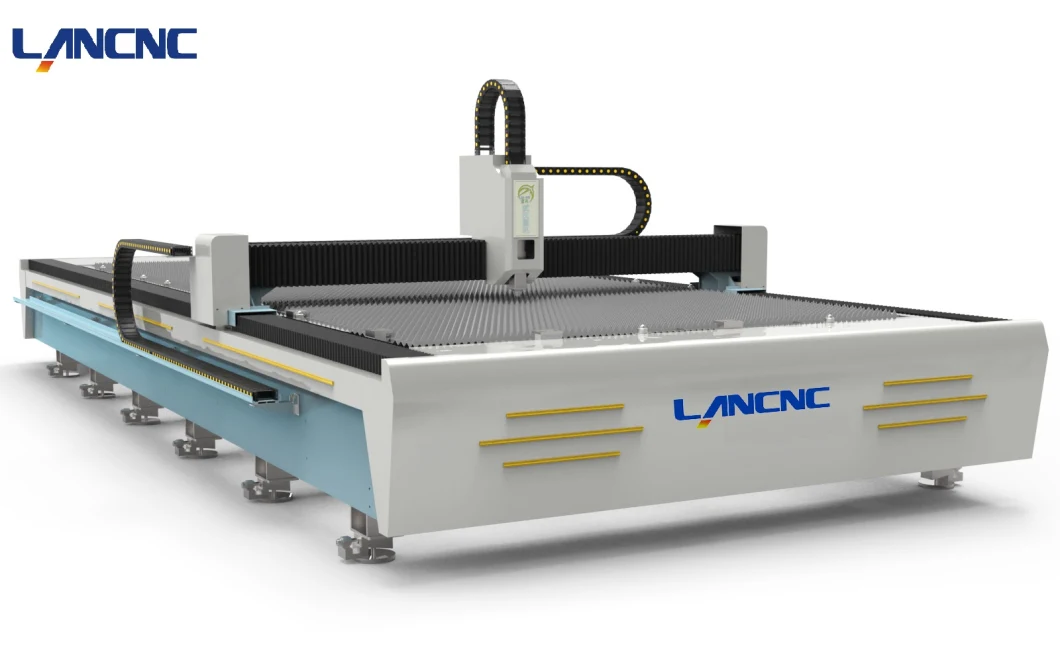 High Quality CNC Fiber Laser Cutting Machine Open Single Table for Metal Sheet Cutting Raycus Laser Cypcut Control System 1-6kw